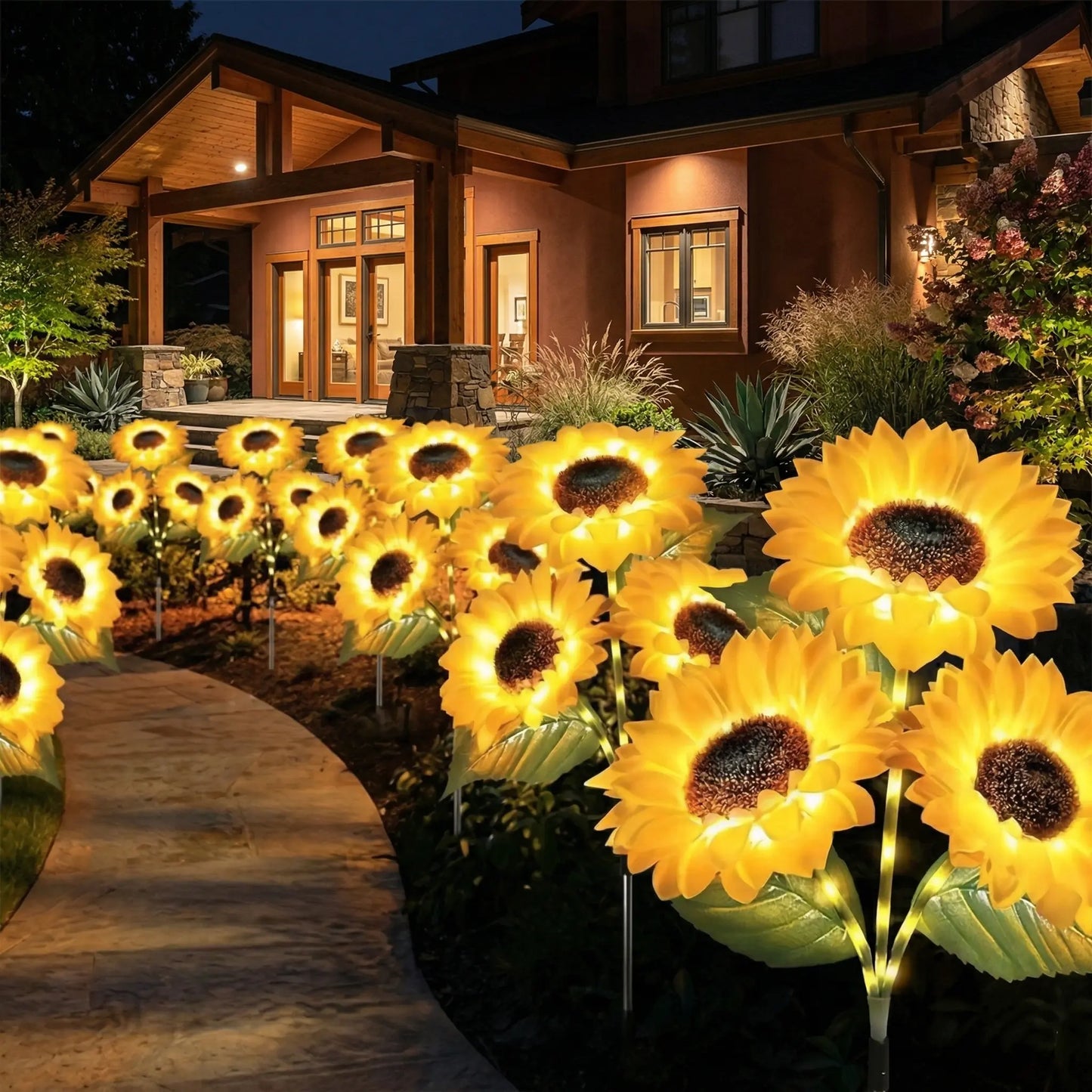 【MothersDayGift】🔥Hot Sale 49% off🌟🌻 2026 UPGRADED Solar Sunflowers – Hyper-Realistic Petals, Stunning Shadow Projections & Dusk-to-Dawn Garden-9YOE9