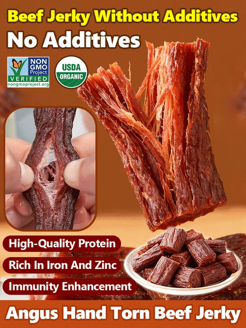 Add high-protein pure beef jerky-MHW
