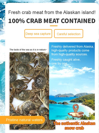 Buy 1 Get 1 Free Alaskan Snow Crab Ready-to-EatCrispy Crab 8HZAN8