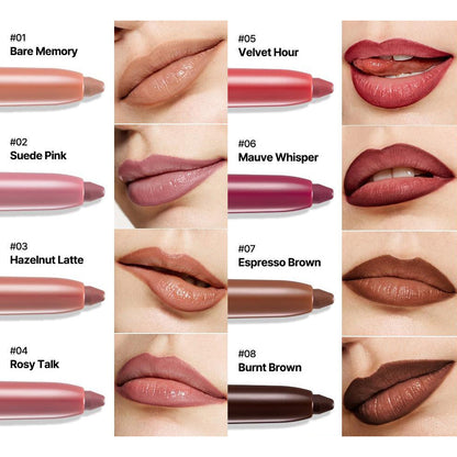 Easy Glide Lip Liner — Creamy, Blendable Color with Smooth Application-MHW