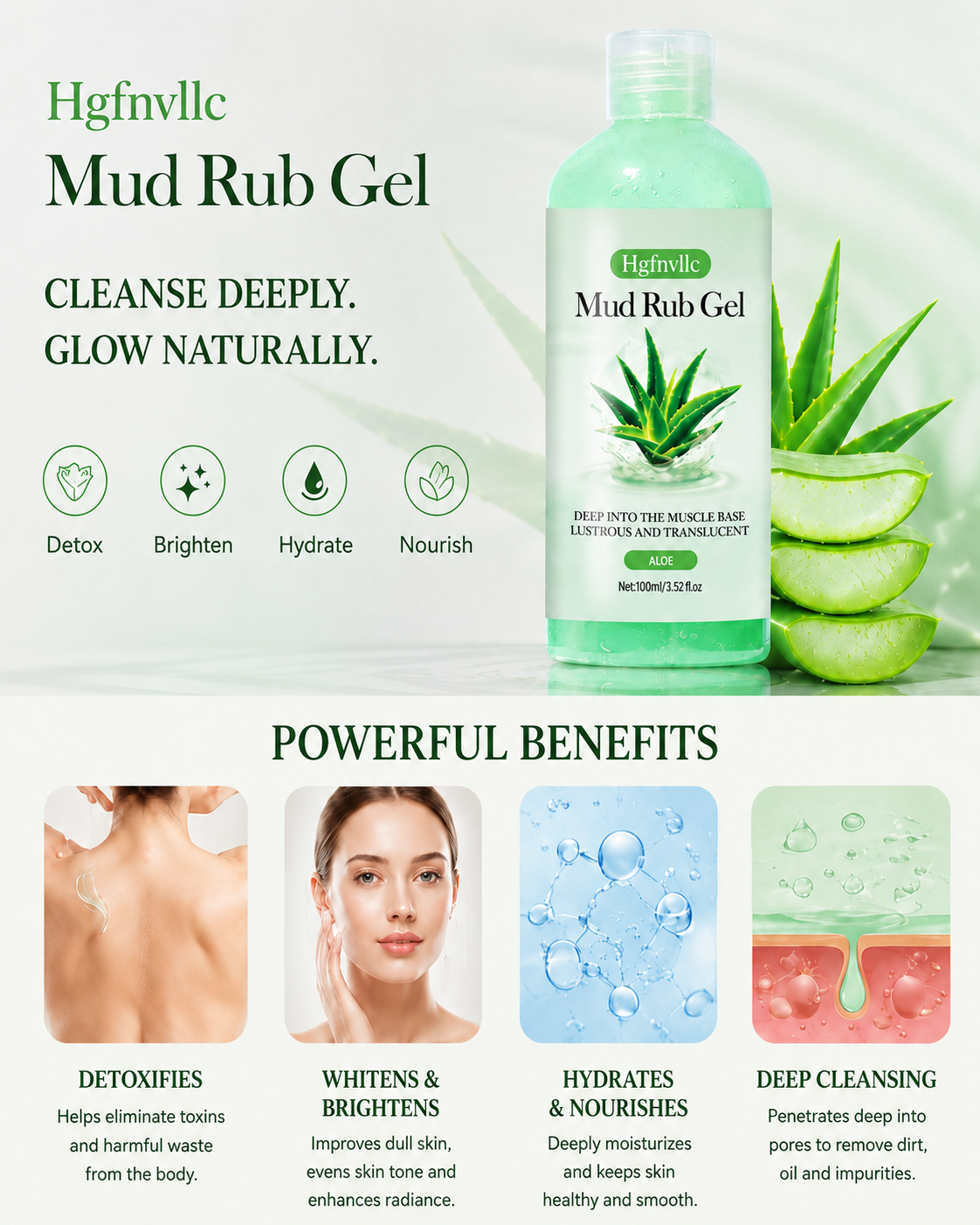 🧴Body scrub, lightweight and refreshing, improves skin texture-9YOE9