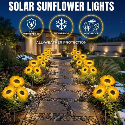 【MothersDayGift】🔥Hot Sale 49% off🌟🌻 2026 UPGRADED Solar Sunflowers – Hyper-Realistic Petals, Stunning Shadow Projections & Dusk-to-Dawn Garden-9YOE9