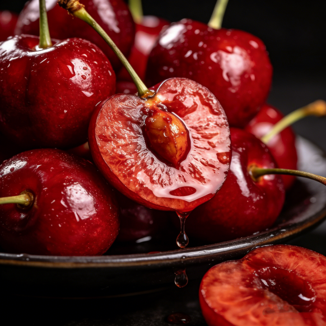 🍒Black Cherry Plant Kit – American & Chilean Varieties for Home Garden 8HZAN8
