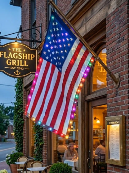 Last Day 49% OFF🔥 🦅 Illuminated 250th Anniversary USA Commemorative Flag - Premium LED Edition (3x5 Ft) -Bestseller-9YOE9
