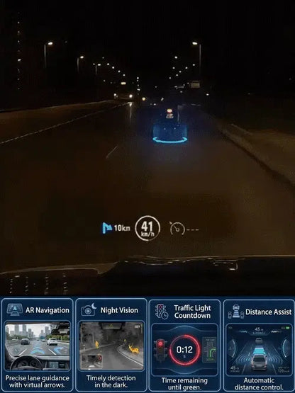 Head-Up Display (HUD) Car GPS Digital Speedometer-9YOE9