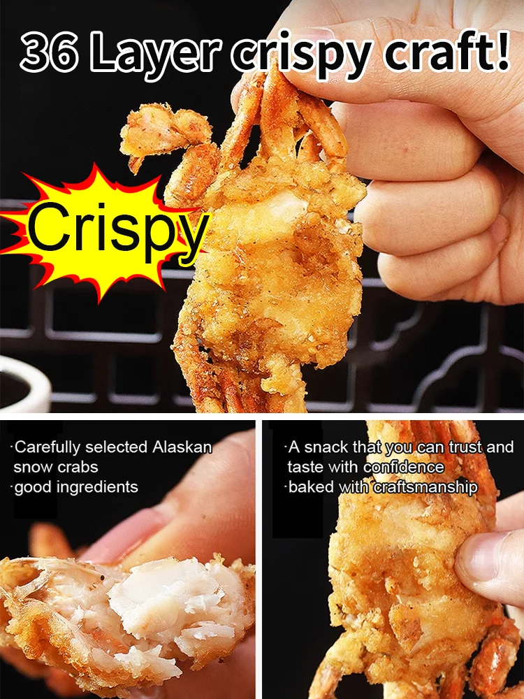 Buy 1 Get 1 Free Alaskan Snow Crab Ready-to-EatCrispy Crab 8HZAN8