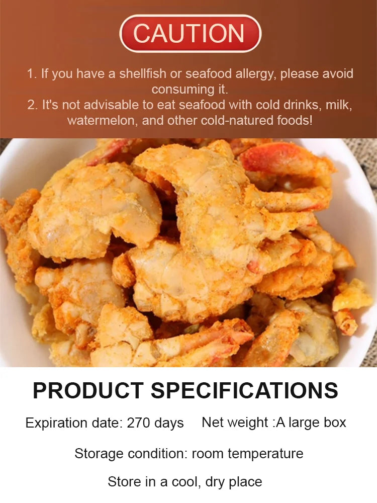 Buy 1 Get 1 Free Alaskan Snow Crab Ready-to-EatCrispy Crab 8HZAN8