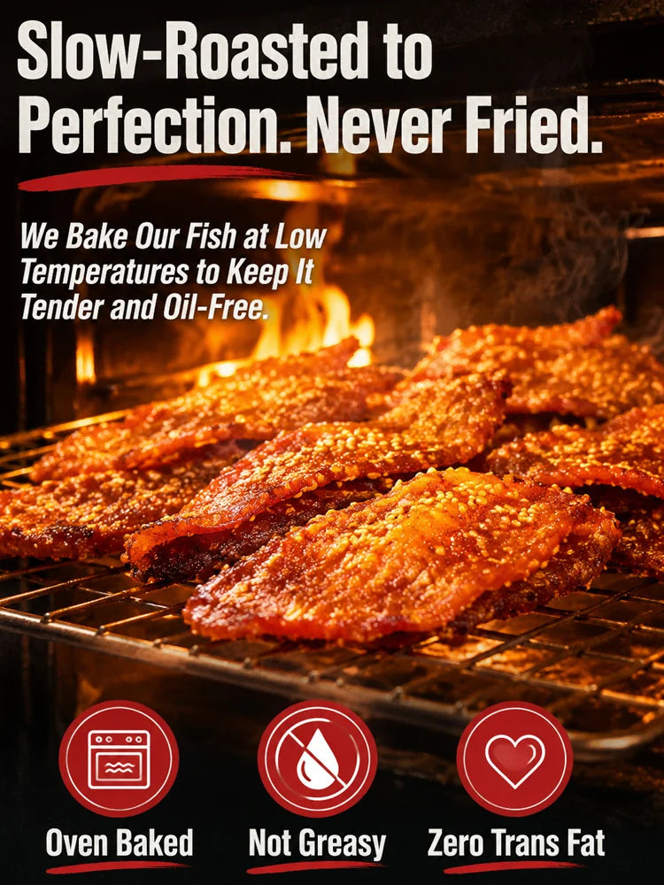 Honey Spicy Sesame Grilled Fish Snack-MHW