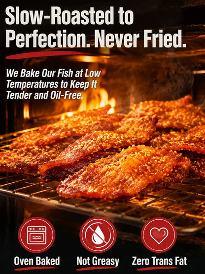 Honey Spicy Sesame Grilled Fish Snack-MHW