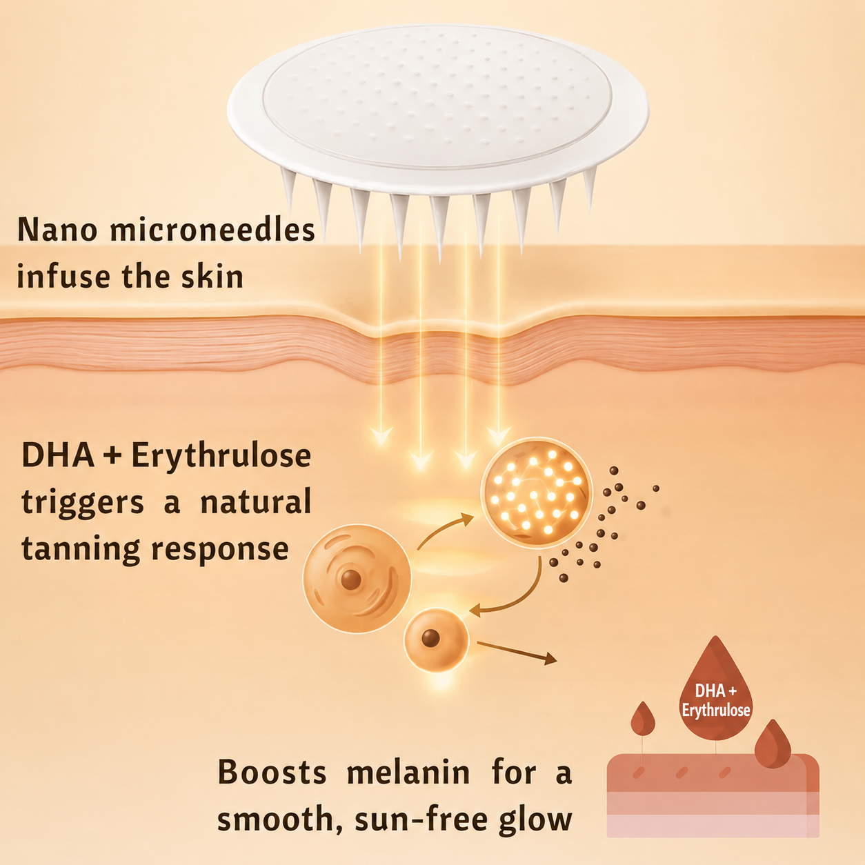 Hgfnvllc® Official Authentic Product - SUN FREE Glow - Achieve a healthy glow like the sun's kiss without sun exposure.-MHW