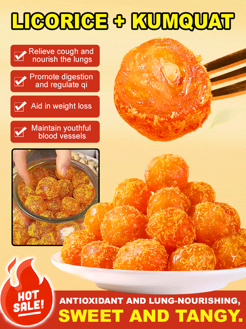 [Kumquat and Licorice Only] Antioxidant and Lung-Nourishing Dried Kumquat with Licorice-9YOE9