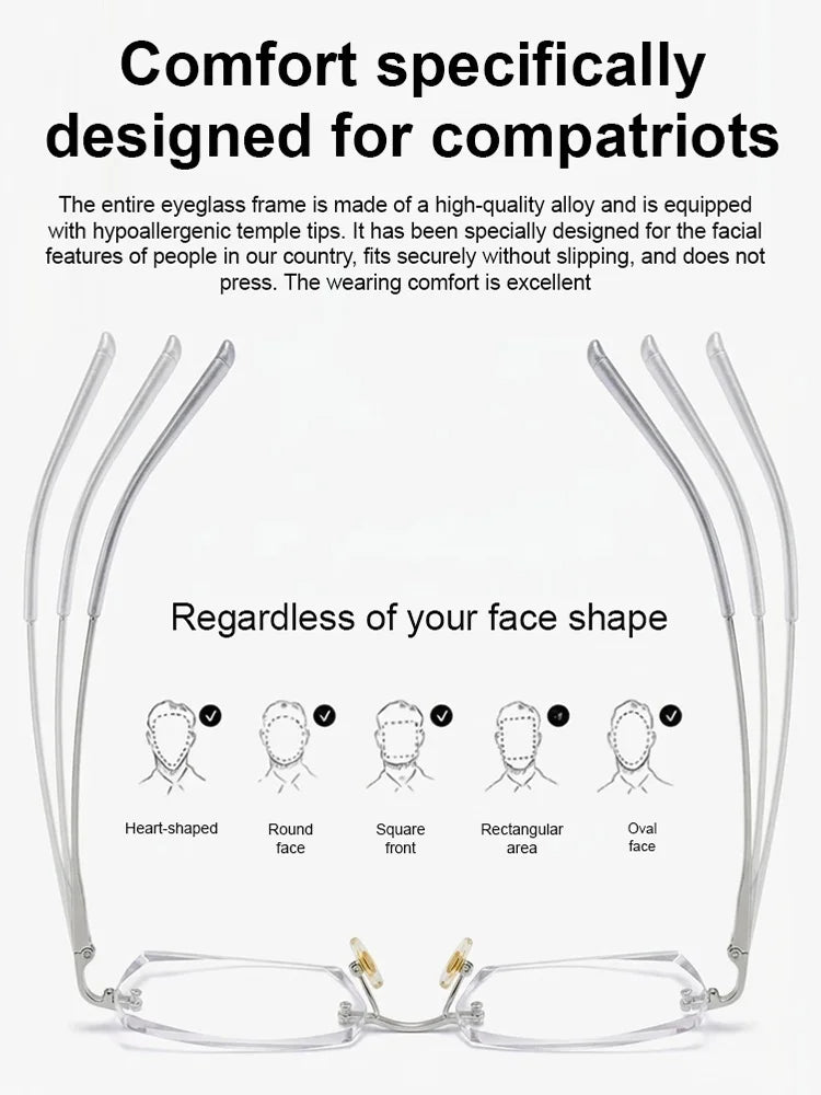 【Co-Created by Designers】Gypsophila Smart Zoom and Color-Changing Reading Glasses-MHW