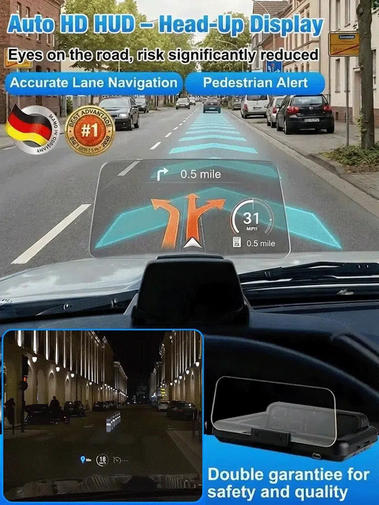 Head-Up Display (HUD) Car GPS Digital Speedometer-9YOE9