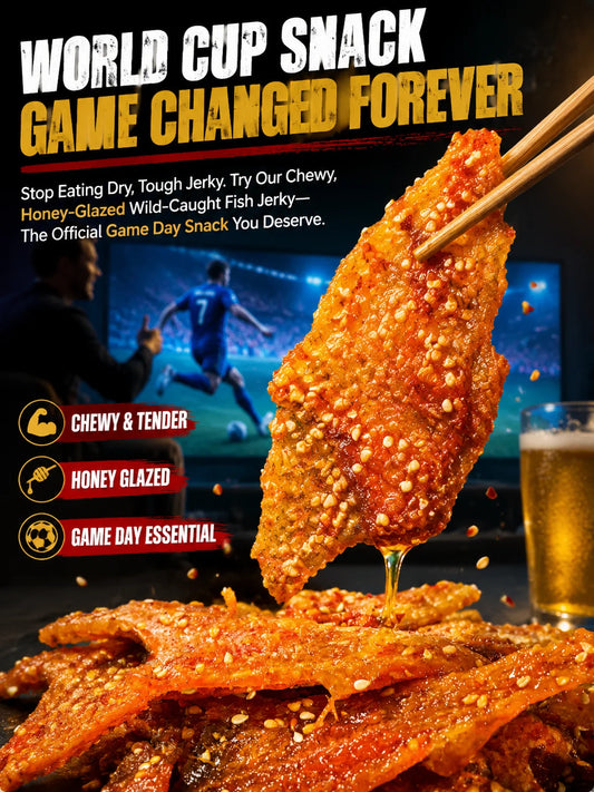 Honey Spicy Sesame Grilled Fish Snack-MHW