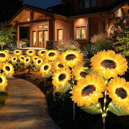 【MothersDayGift】🔥Hot Sale 49% off🌟🌻 2026 UPGRADED Solar Sunflowers – Hyper-Realistic Petals, Stunning Shadow Projections & Dusk-to-Dawn Garden-9YOE9
