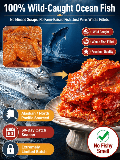 Honey Spicy Sesame Grilled Fish Snack-MHW