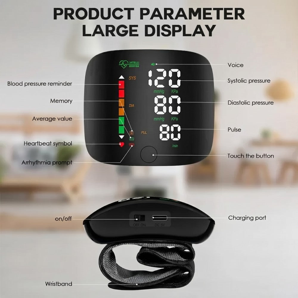 Wrist blood pressure monitor-MHW