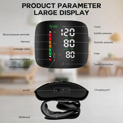 Wrist blood pressure monitor-MHW
