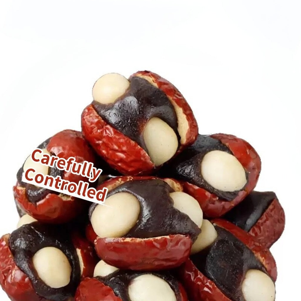 🌼🌼Say goodbye to the guilt of high-calorie diets! 🌽 Satisfy your taste buds with our fiber-rich dried red dates and macadamia nuts!-9YOE9