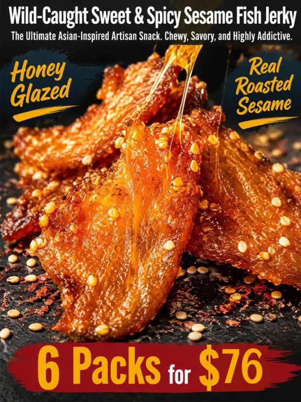 Honey Spicy Sesame Grilled Fish Snack-MHW