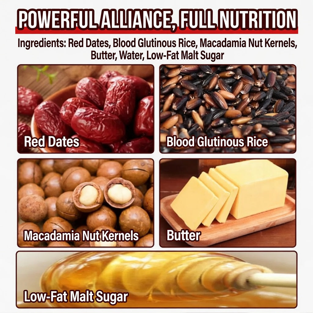 🌼🌼Say goodbye to the guilt of high-calorie diets! 🌽 Satisfy your taste buds with our fiber-rich dried red dates and macadamia nuts!-9YOE9