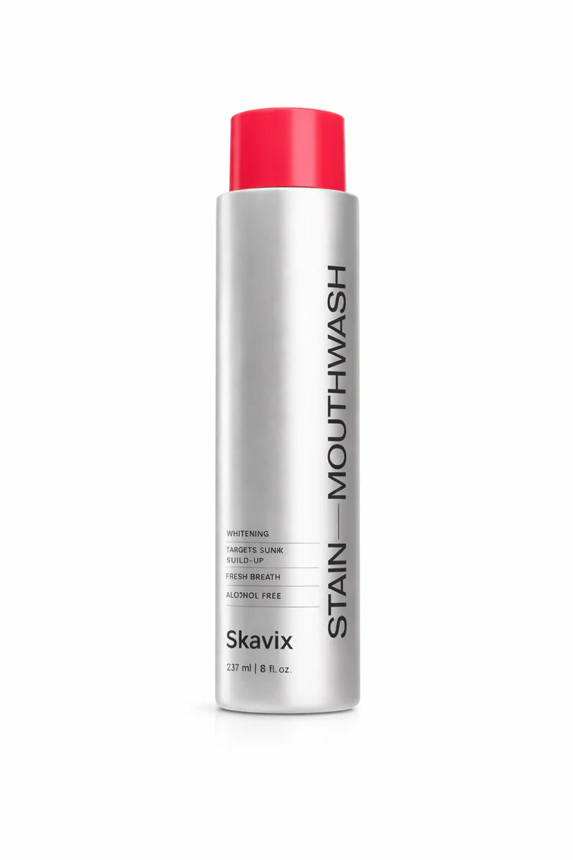 ✨Skavix Whitening Mouthwash – Stain Removal, Brighter Teeth & Fresh Breath