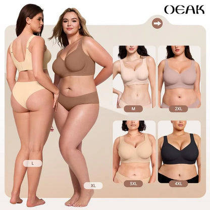 ✨ Last Day BOGO – Jelly Wireless Bra | Ultra-Soft, Full Coverage & All-Day Comfort
