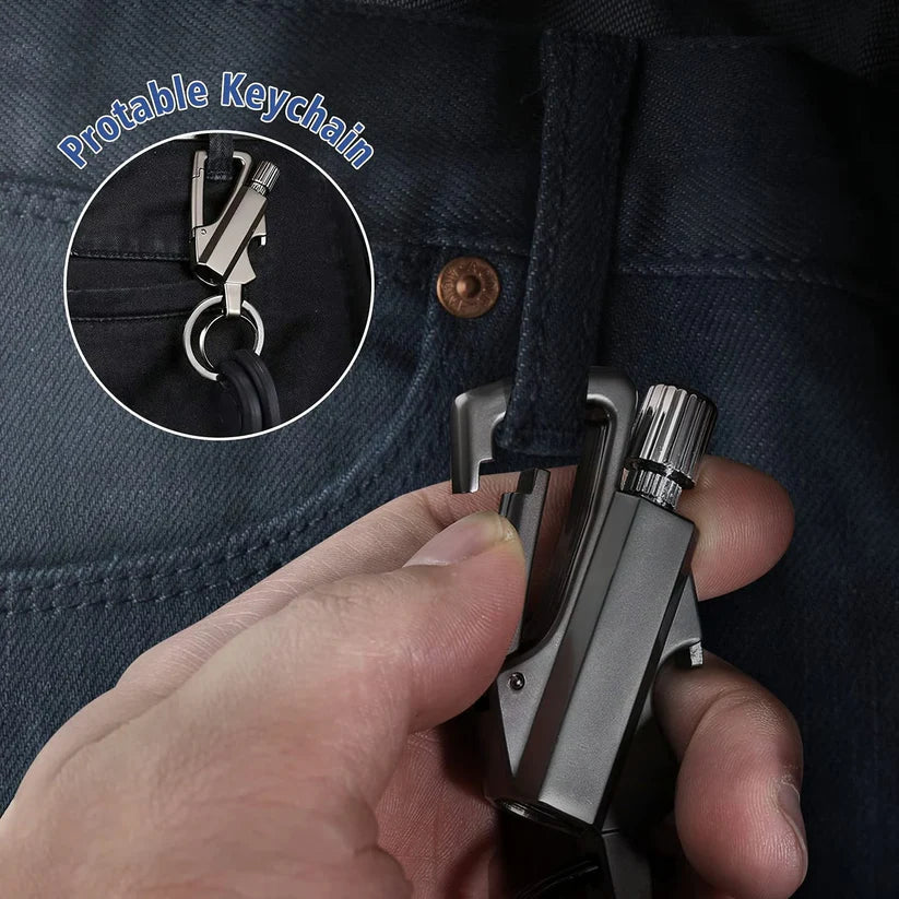 🔥 Final Day – 70% OFF! 🔥 3-in-1 Permanent Match Carabiner Keychain